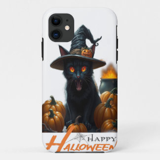 ハロウィン 猫 iPhone 11 ケース