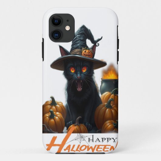ハロウィン 猫 Case-Mate iPhoneケース (裏面)