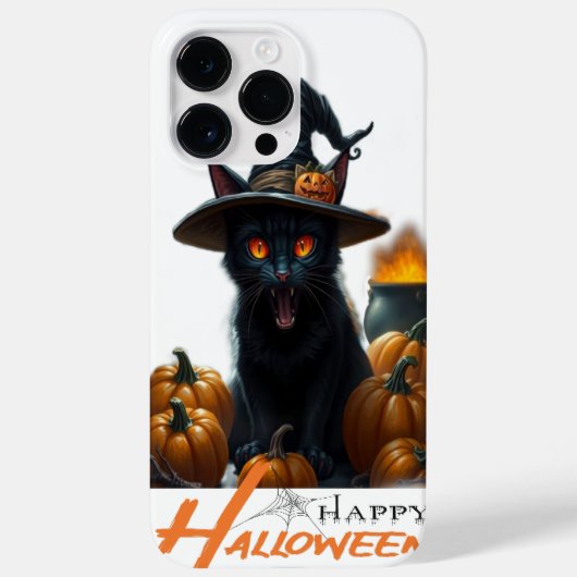 ハロウィン 猫 Case-Mate iPhoneケース (裏面)