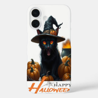 ハロウィン 猫 iPhone 16ケース
