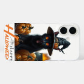 ハロウィン 猫 Case-Mate iPhoneケース (裏面 (横))