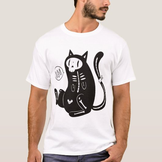 ハロウィン 猫 Tシャツ (正面)