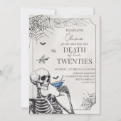 ハロウィン 私の20代の死 誕生日 招待状 (正面)