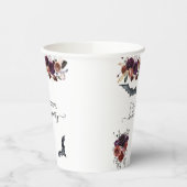 ハロウィン 秋のパーティー 花 フラワーバット 紙コップ (左)