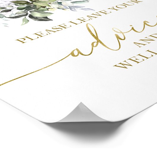 ハロウィン 秋のブライダルシャワー アドバイス ウィッシュ サイン (角)