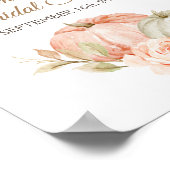 ハロウィン 秋の恋 ブライダルシャワー ウェルカムサイン ポスター (角)