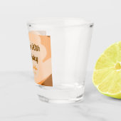 ハロウィン 秋の30歳の誕生日 ラスティック ウッド ショットグラス (右)