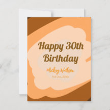 ハロウィン 秋の30歳の誕生日 ラスティック ウッド