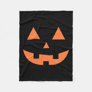 ハロウィン 秋 怖い ジャック・オ・ランタン かぼちゃ  フリースブランケット