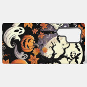 ハロウィン/秋/紅葉シーズン SAMSUNG GALAXYケース (裏面横)