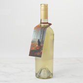 ハロウィン/秋/紅葉/きぼりねこ ボトルネックタグ (アングル)