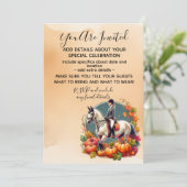 ハロウィン 秋 馬術 招待状 (スタンド正面)