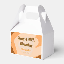 ハロウィン 秋 30歳の誕生日 ラスティック ウッド フェイバーボックス