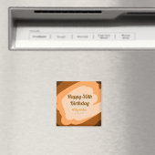 ハロウィン 秋 30歳の誕生日 ラスティック ウッド マグネット (インサイチュ (食洗機))