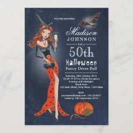 ハロウィン |第50回の誕生日パーティー |招待状 招待状