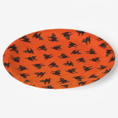 ハロウィン 紙皿/黒猫 ペーパープレート (アングル)