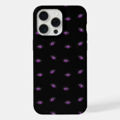 ハロウィン, 紫の目, トリック・オア・トリート, ブー iPhoneケース (裏面)
