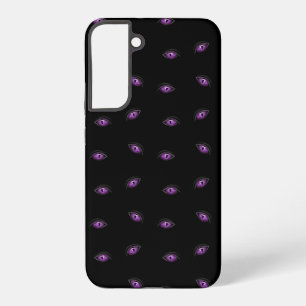 ハロウィン, 紫の目, トリック・オア・トリート, ブー SAMSUNG GALAXY S22+ケース