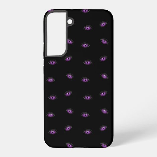 ハロウィン, 紫の目, トリック・オア・トリート, ブー SAMSUNG GALAXYケース (裏面)