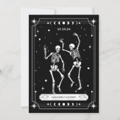 ハロウィン 結婚式 ウェディング 招待状 (裏面)