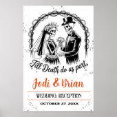 ハロウィン 結婚式 ウェルカム ポスター (正面)