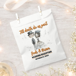 ハロウィン 結婚式 Till Death Do Us Part フェイバーバッグ