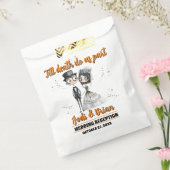 ハロウィン 結婚式 Till Death Do Us Part フェイバーバッグ (封をした状態)