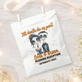 ハロウィン 結婚式 Till Death Do Us Part フェイバーバッグ