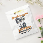 ハロウィン 結婚式 Till Death Do Us Part フェイバーバッグ (封をした状態)