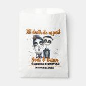 ハロウィン 結婚式 Till Death Do Us Part フェイバーバッグ (正面)