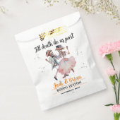 ハロウィン 結婚式 Till Death Do Us Part フェイバーバッグ (封をした状態)