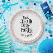 ハロウィン 結婚式 Till Death Do Us Part ペーパープレート (パーティー)