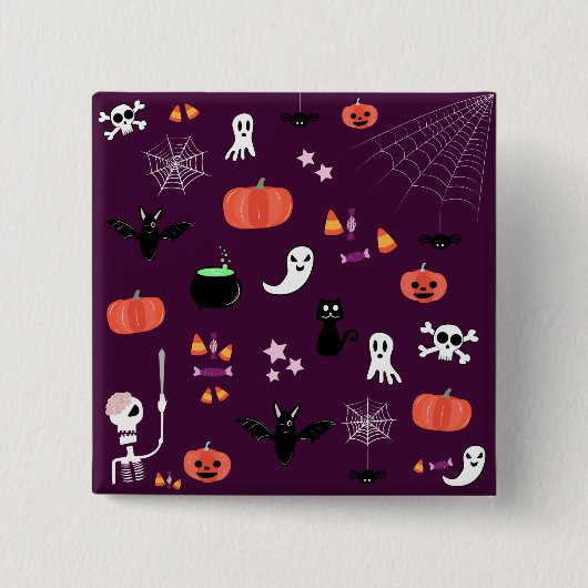 ハロウィン 缶バッジ (正面)
