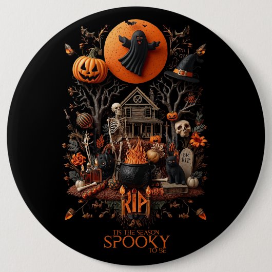 ハロウィン 缶バッジ (正面)
