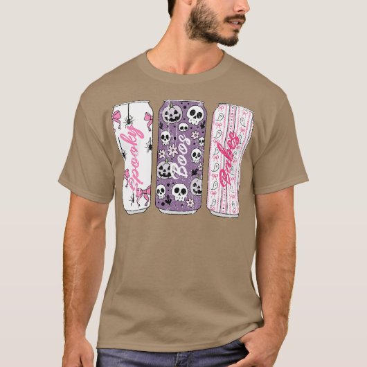 ハロウィン 缶 Tシャツ (正面)