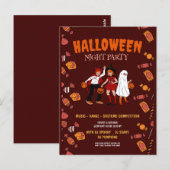 ハロウィン 衣装パーティー, ハロウィン ナイト ポストカード (正面/裏面)