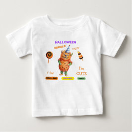 ハロウィン 衣装パーティー モンスター 怖い 楽しい ダンス ベビーTシャツ