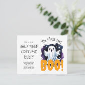 ハロウィン 衣装パーティー 招待状 | 不気味  (スタンド正面)