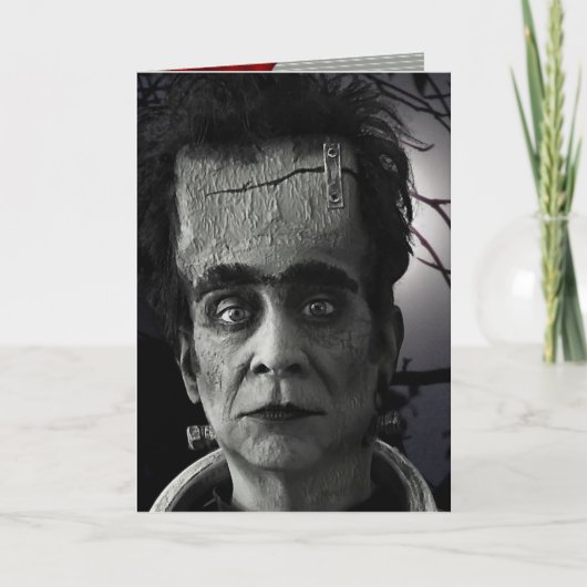 ハロウィン 衣装パーティー 招待状 折りカード (正面)