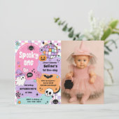 ハロウィン 誕生日おめでとう1歳 招待状 (スタンド正面)
