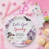 ハロウィン 誕生日おめでとう Let's Get Spooky ペーパープレート (パーティー)