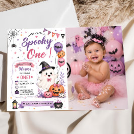 ハロウィン 誕生日パーティーの写真: スプーキー・ワン 招待状
