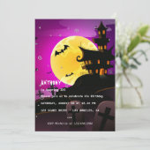 ハロウィン 誕生日パーティー ご招待 招待状 (スタンド正面)