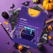 ハロウィン 誕生日パーティー ご招待
