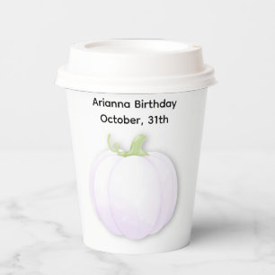 ハロウィン 誕生日パーティー シンプル カボチャ デザイン 紙コップ