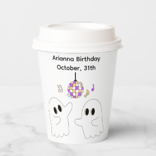 ハロウィン 誕生日パーティー スケキヨダンスフロアの幽霊 紙コップ