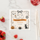 ハロウィン 誕生日パーティー スタンダードカクテルナプキン (インサイチュ)