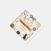 ハロウィン 誕生日パーティー スタンダードカクテルナプキン (角)