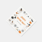 ハロウィン 誕生日パーティー スタンダードカクテルナプキン (角)