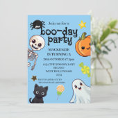 ハロウィン 誕生日パーティー スプーキー ブー デー 招待状 (スタンド正面)
